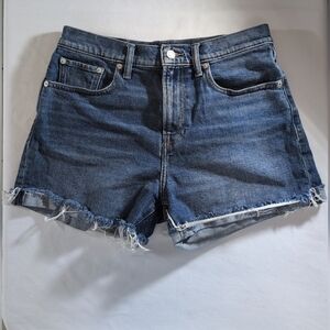 Lucky Brand Relaxed Cuffed Shorts Womens Denim Blue Size 8/29